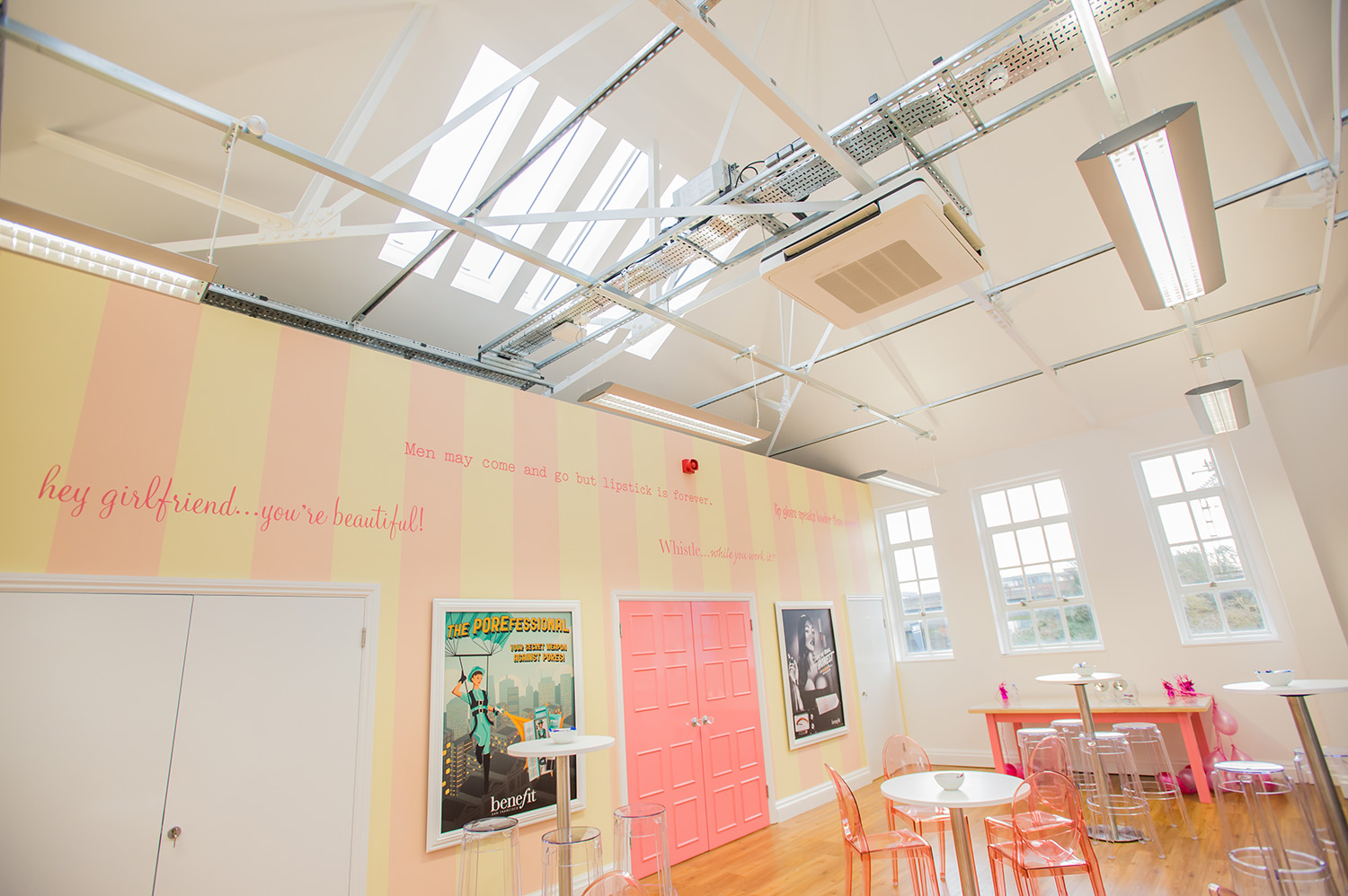 Benefit Cosmetics UK & Ireland Office Fit-Out Spacio
