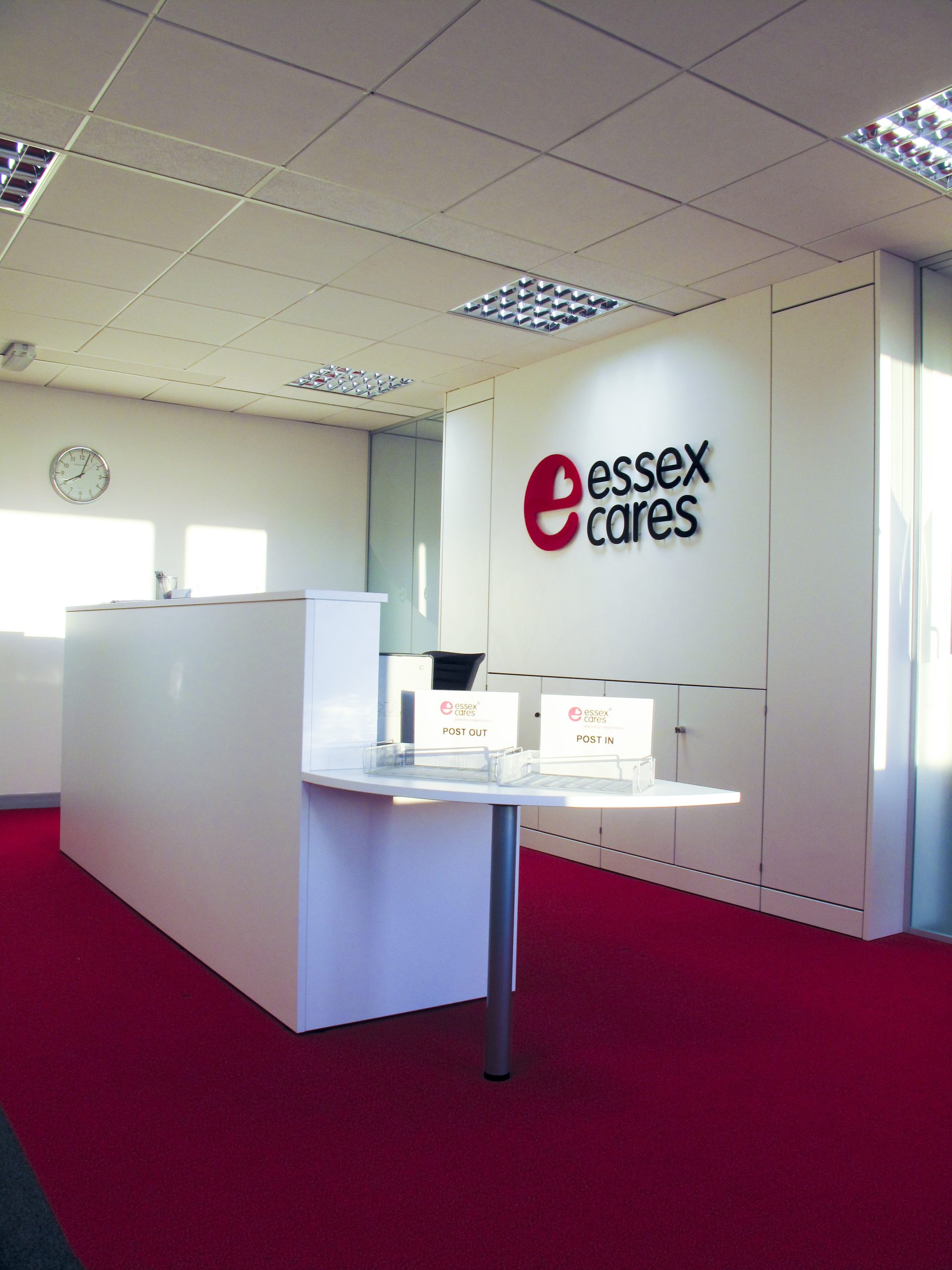 Essex Cares Hub Office Fit-Out Spacio